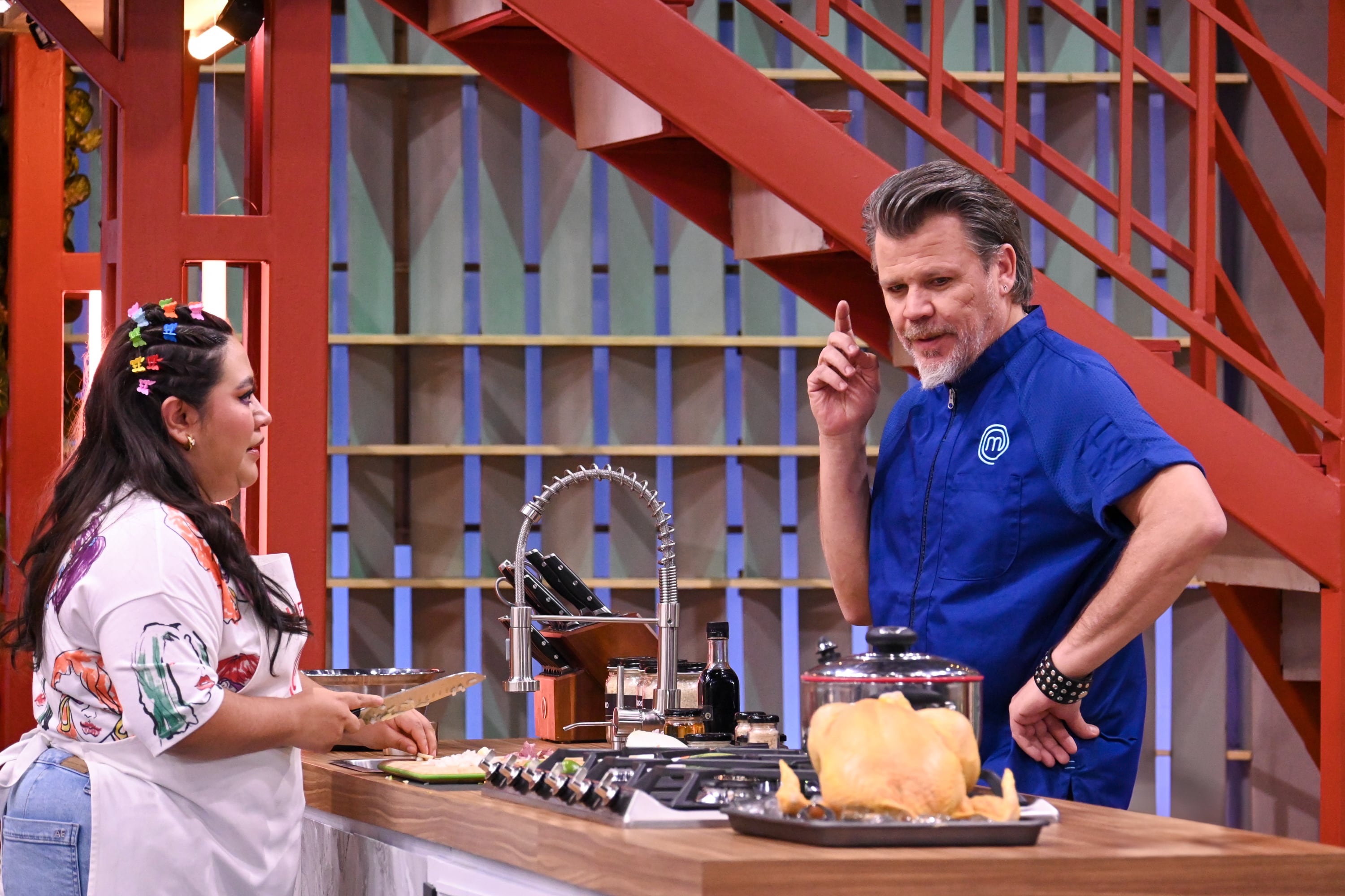 Herly logró salvarse en el segundo reto y subir al balcón. (@MasterChefMx)