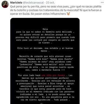 Ximena Hoyos es criticada por