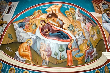 Mural de la iglesia de
