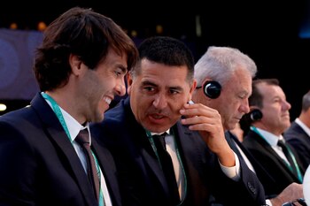 La imagen viral entre Riquelme