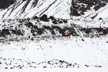 Nieve en los Andes