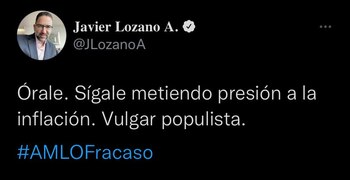 (Foto: Twitter/@JLozanoA)