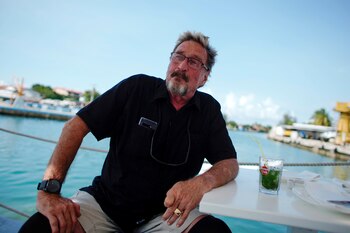 John McAfee (REUTERS/Alexandre Meneghini)