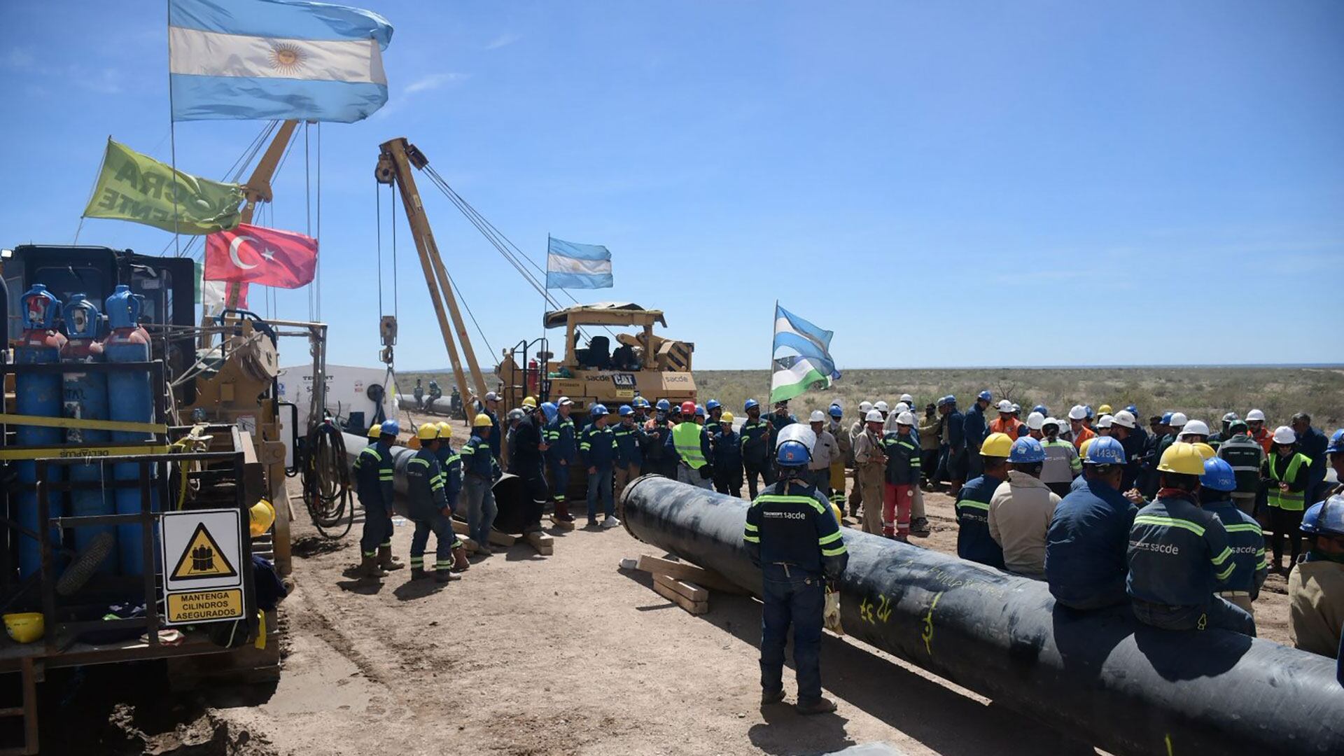 La obra fue ejecutada por la Unión Transitoria de Empresas (UTE) Techint Sacde