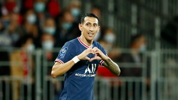 Ángel Di María volvió a