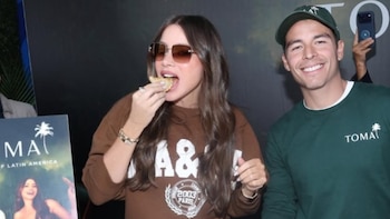 La actriz sorprendió a sus