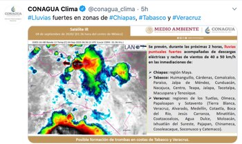 Foto: @conagua_clima
