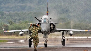 Mirage-5 de la Fuerza Aérea