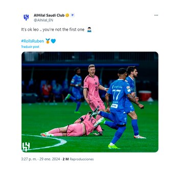 La burla del Al Hilal a Messi