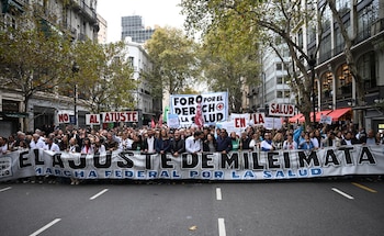 marcha por la salud publica