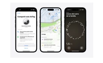 El dispositivo AirTag es compatible
