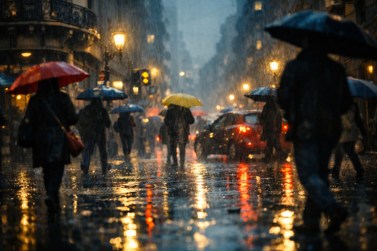 Vuelven las lluvias al AMBA y el frío aprieta: sigue la alerta roja en el sur