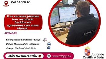Tres heridos por arma blanca, dos menores, en una agresión en la playa de Las Moreras, en Valladolid
