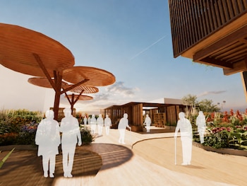 El proyecto Ágora Vita propone transformar el entorno del Parque Morazán, en San José, mediante edificios verticales con viviendas, comercios, áreas verdes y espacios públicos. Crédito: Universidad Hispanoamericana