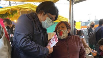 Gibrán Ramírez recorre las calles