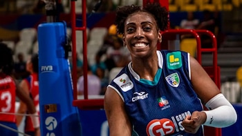 Linda Costa, voleibolista brasileña de Deportivo Soan, se va de la Liga Peruana de Vóley para competir en Europa.