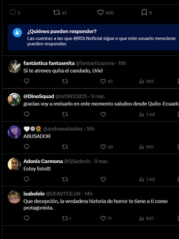 Usuarios se lanzan contra Uriel