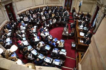 El pleno del Senado, durante
