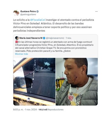 Trino del presidente Petro sobre