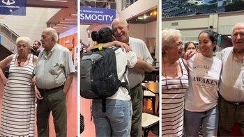 Virales- Sorprendieron al abuelo con la llegada de su nieta