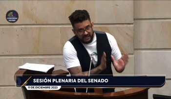 Senador Inti Asprilla en intervención en el Senado