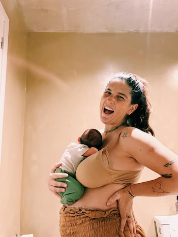 La actriz Juana Repetto se