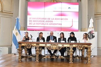 La Asiciacion de Abogados Judíos de la Republica Argentina (AAJRA) conmemoró sus 20 años con un acto en la Legislatura porteña