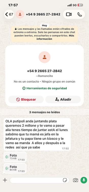 Caso de pornoextorsión en San Luis