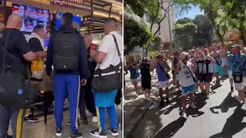 Máxima tensión entre las barras de Boca y Racing: la discusión en el aeropuerto que terminó con un video amenazante