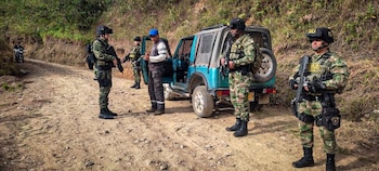 Un camión fue interceptado por