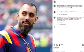 Rusinque expresó su apoyo a Iglesias mediante una publicación que compartió en su perfil de Instagram el lunes 20 de julio de 2026 - crédito @cielo_rusinque/IG