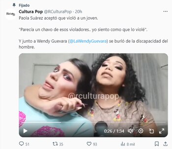 Cultura Pop compartió un video
