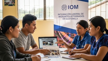 La Organización Internacional para las Migraciones impulsa la integración laboral de migrantes retornados en Guatemala