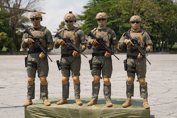 El ministro de Defensa, René Francis Merino Monroy, destacó la importancia de la cooperación internacional en respuesta ante amenazas y desastres regionales. (Foto: Ministerio de Justicia y Seguridad)