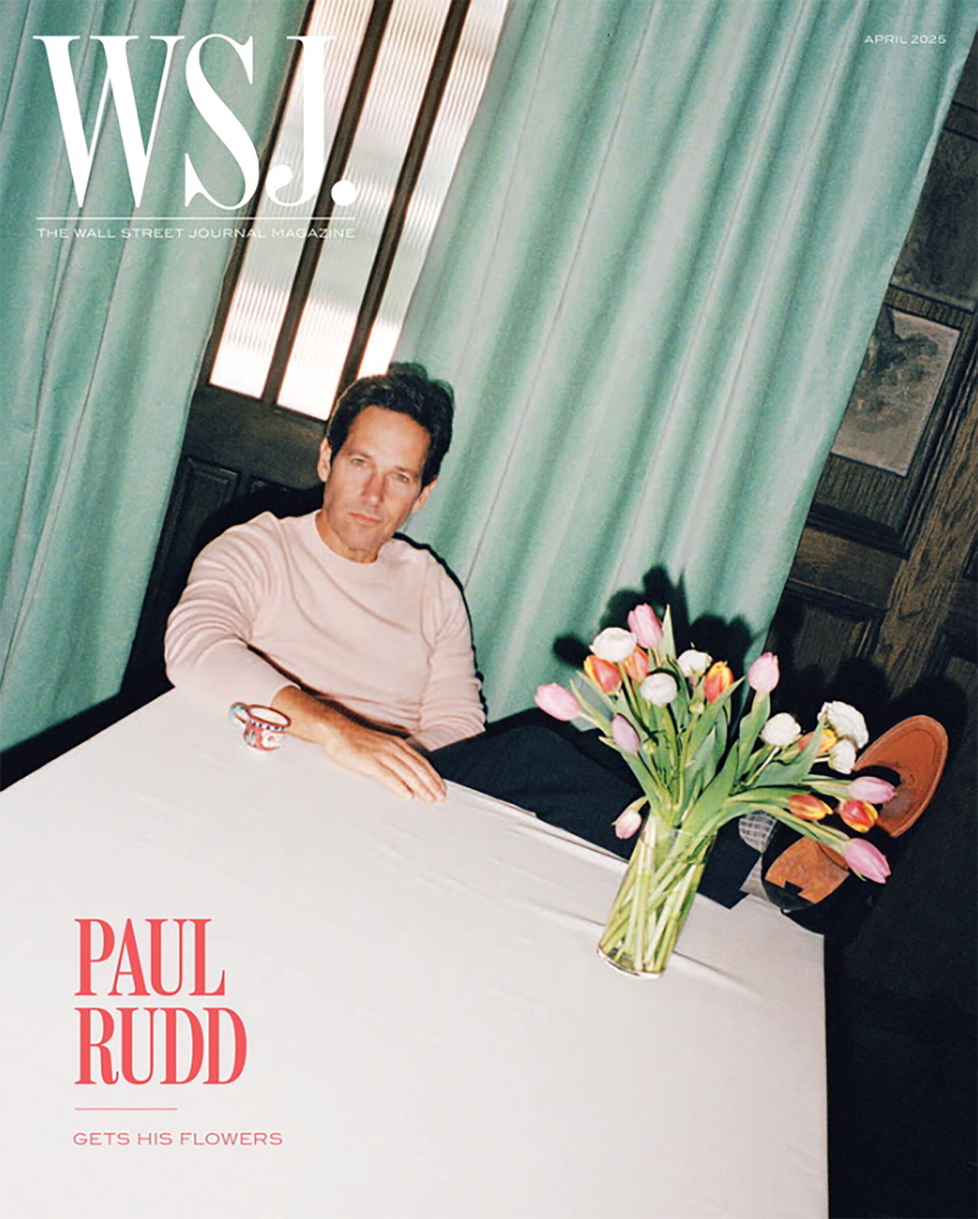 La nueva portada de mayo de WSJ Magazine, protagonizada por Paul Rudd en su faceta más auténtica (WSJ MAGAZINE)
