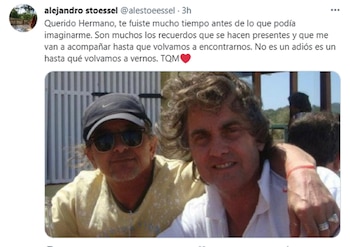 La publicación de Alejandro Stoessel,