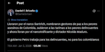 Daniel Briceño criticó a los