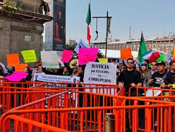 Trabajadores del poder judicial protestan
