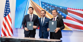 Colombia y Estados Unidos firmaron en Barranquilla memorandos de cooperación civil nuclear y de minerales estratégicos para abrir una hoja de ruta no vinculante de intercambio técnico, inversión, procesamiento y regulación - crédito @CancilleriaCol/X