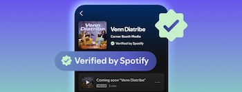 Spotify implementa insignias 'Verified by Spotify' para distinguir podcasts con voces auténticas de los generados por inteligencia artificial.
