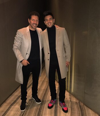 Diego y Giovanni Simeone, juntos