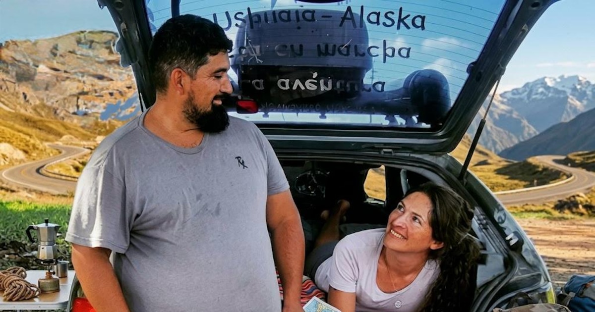 De Neuquén a Alaska en un Renault Megane 1999: la increíble travesía de ocho años de una pareja argentina