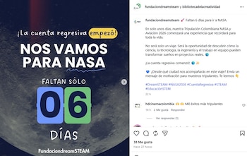 Queda menos de una semana para completar la meta - créditos @fundaciondreamsteam/IG | @bibliotecadelacreatividad/IG