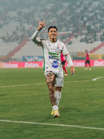 Jeffrey Zapata abrió el marcador de la goleada del Once Caldas vs. Cúcuta Deportivo - crédito Once Caldas