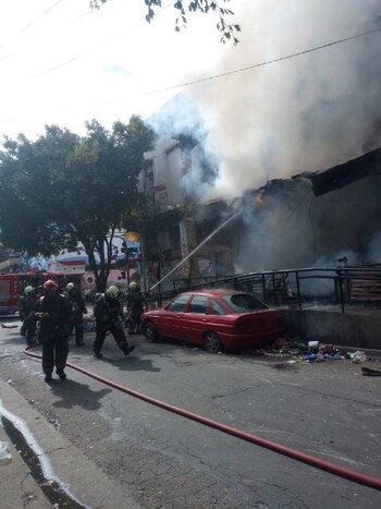 El edificio se halla deshabitado