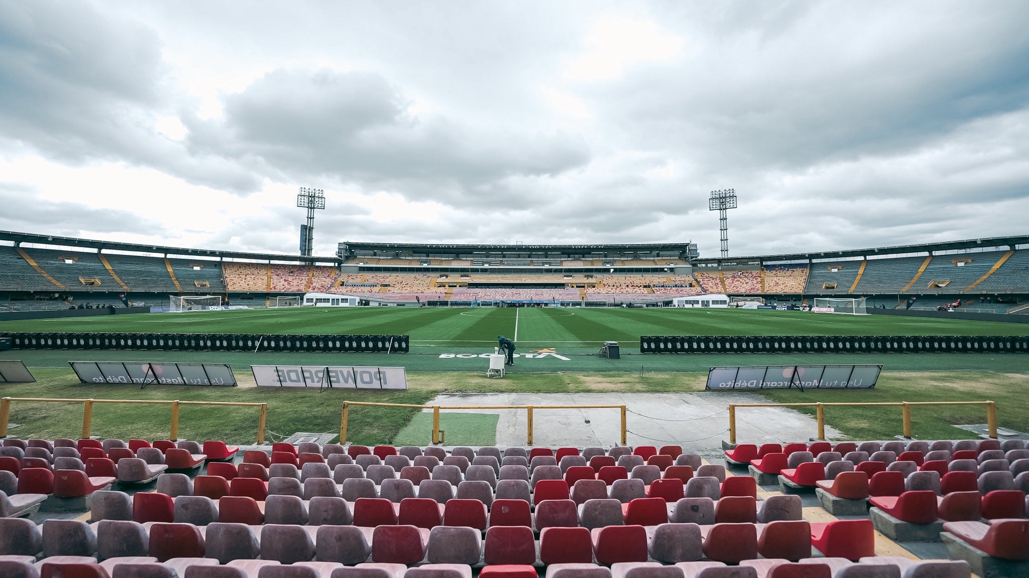 Así se ve el estadio El Campín para el encuentro Internacional de Bogotá vs. Atlético Nacional por la Liga BetPlay - crédito Atlético Nacional