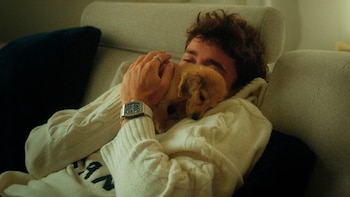 El piloto compartió el tierno