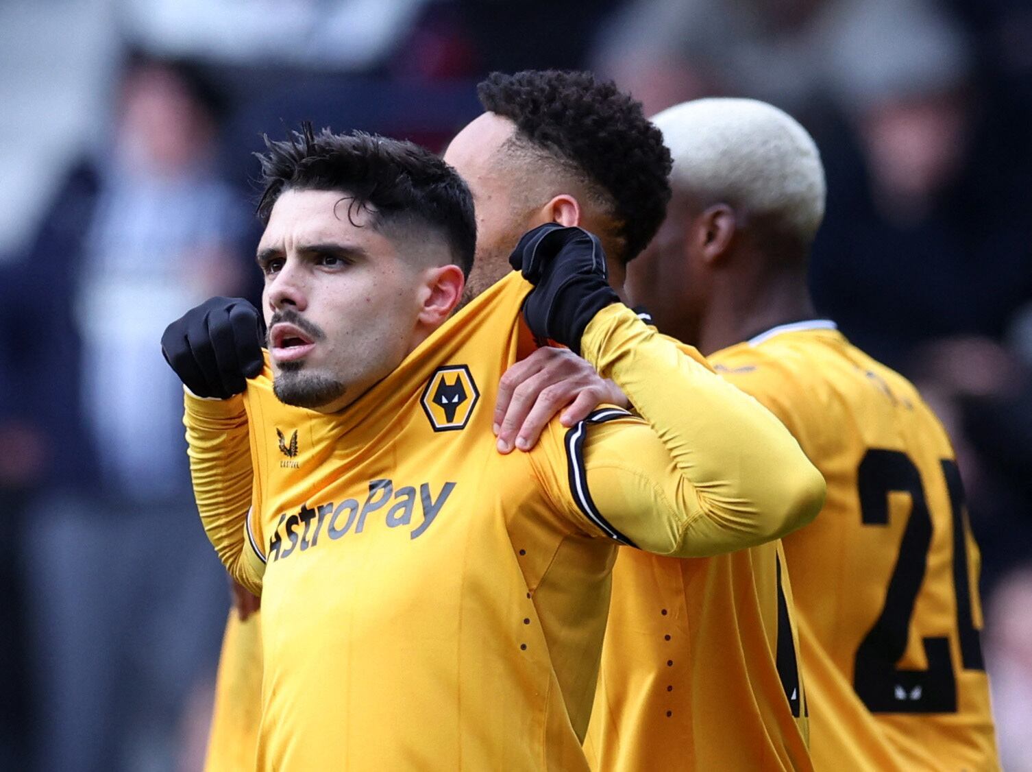 Pedro Neto reconoció cómo fue el proceso tras sus duras lesiones con el Wolverhampton de Inglaterra-crédito David Klein/REUTERS