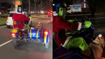 Junto a su golden retriever