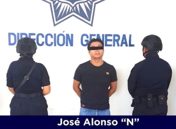 Alonso "N" fue detenido en